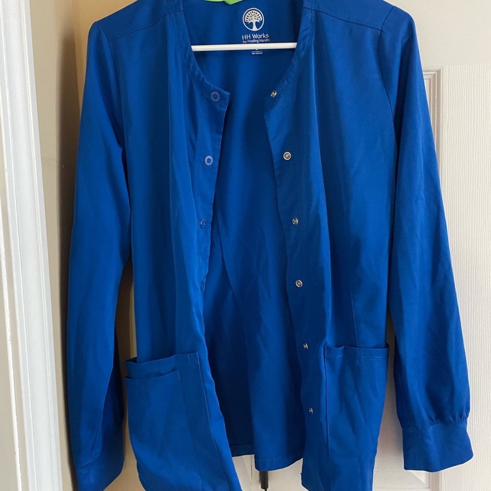 HH Works Blue Button-Up Jacket